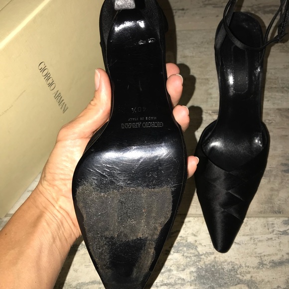 Giorgio Armani Black Chanel Heels - Picture 6 of 9